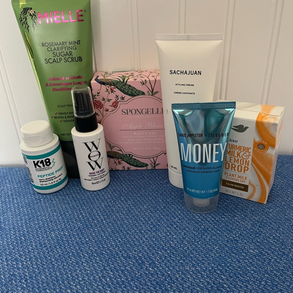 Hair and Bath Products Featuring Sachajuan, Color Wow & Spongelle